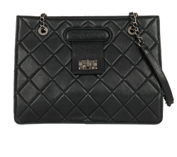 Paris- Byzance Reissue Tote, Leather, Black, 15481379 (2011), AC, 2*